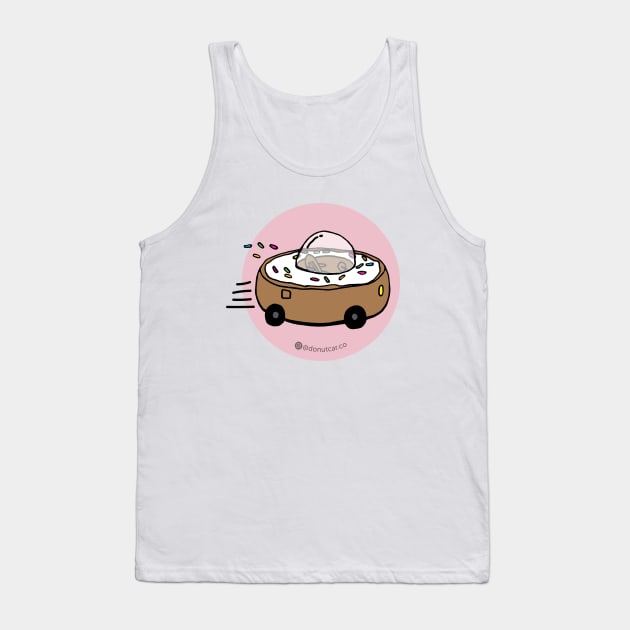 Donut Car - Let's Roll! (Strawberry) Tank Top by donutcarco